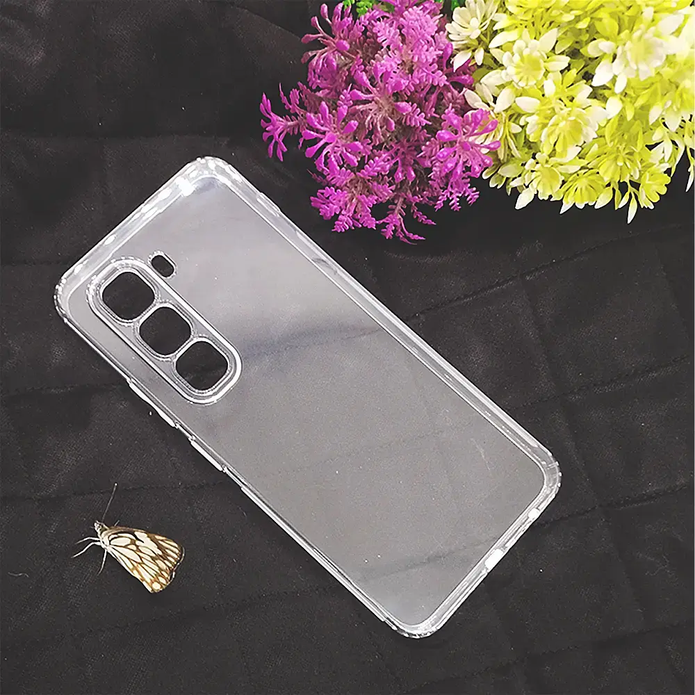 Infinix Hot 50 Pro Plus 4G Dust Plug Transparent Back Case