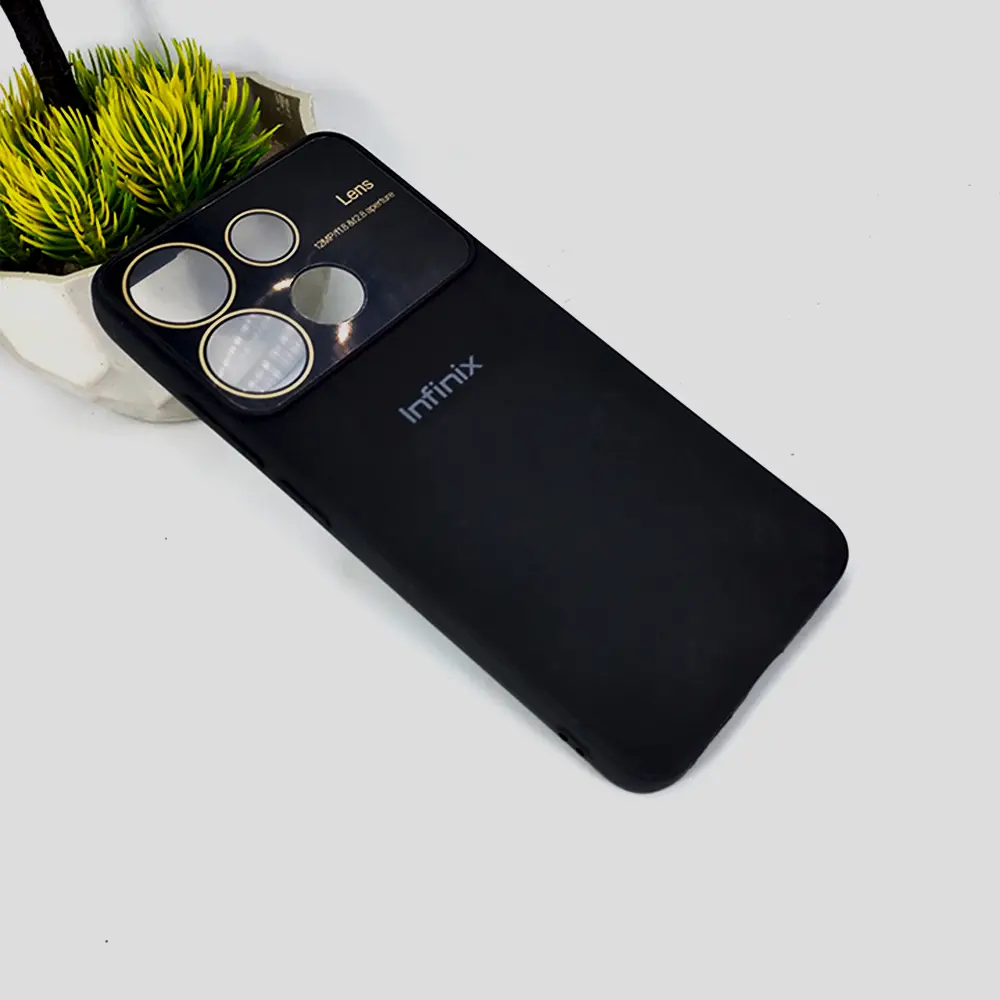 Infinix Smart 7/Pop 7/Pop 7 Pro/Spark Go 2023 Soft Silicone Back Case - Black