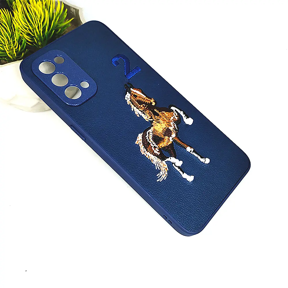 Oppo Reno 5 4G|Realme GT Master Edition Santa Barbara Polo Back Case (Navy Blue)