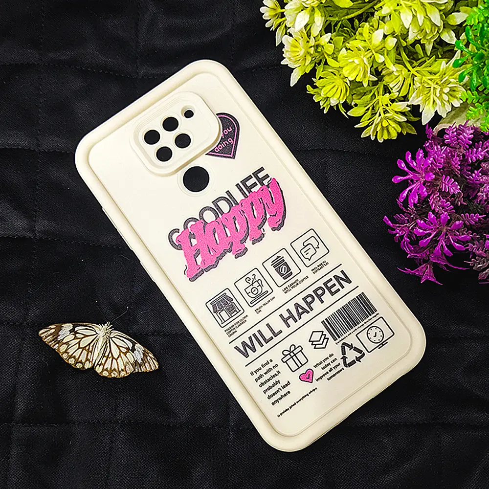 Xiaomi Redmi Note 9 / Redmi 10X Case - Printed Soft Silicone Back Skin