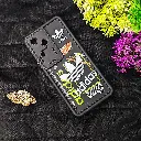Black Printed Soft Silicone Back Case for Vivo V30 5G - Stylish Protection