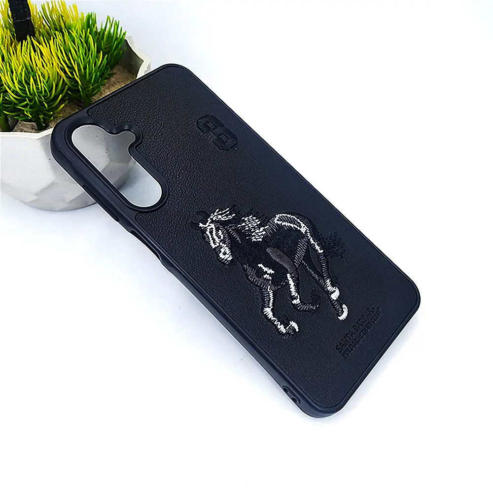 Samsung Galaxy A16 Soft Silicone Santa Barbara Polo Back Case (Black)