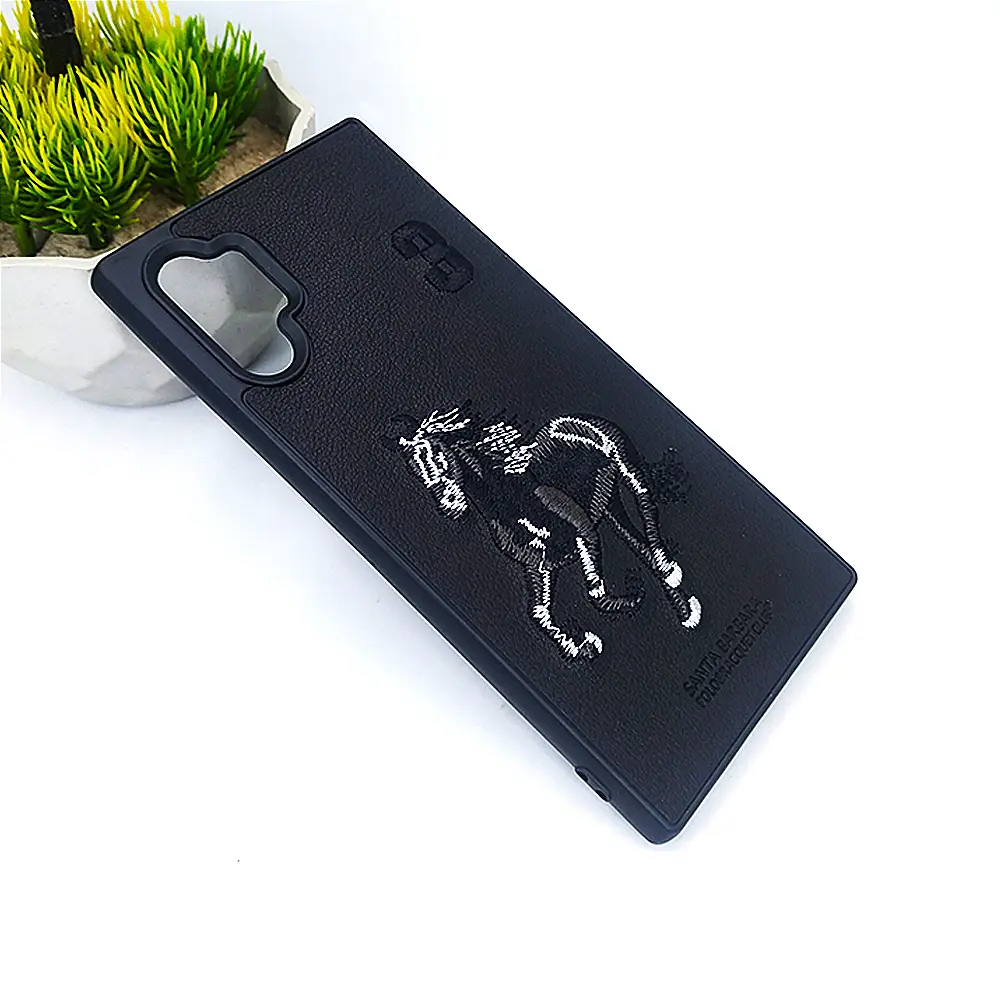Samsung Galaxy Note 10 Plus Soft Silicone Santa Barbara Polo Back Case (Black)