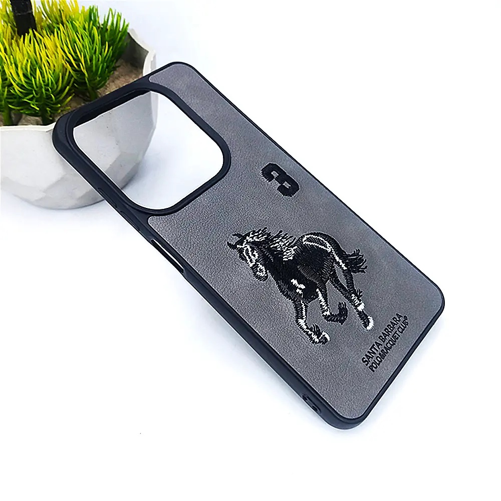 Tecno Spark 20C|Spark Go 2024|Pop 8|Hot 40i|Smart 8|Smart 8 Plus|Smart 8 Pro Soft Silicone Santa Barbara Polo Back Case (Gray)