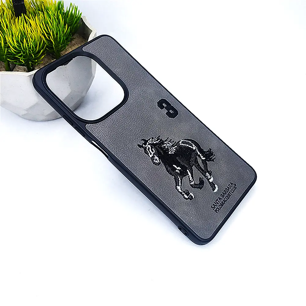Oppo A3x|A3 Soft Silicone Santa Barbara Polo Back Case (Gray)