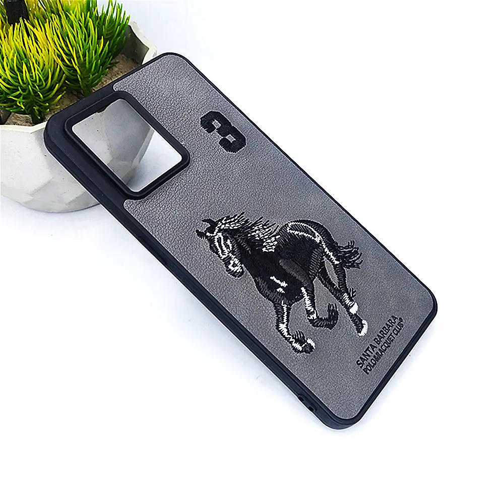 Oppo F21 Pro 4G Soft Silicone Santa Barbara Polo Back Case (Gray)