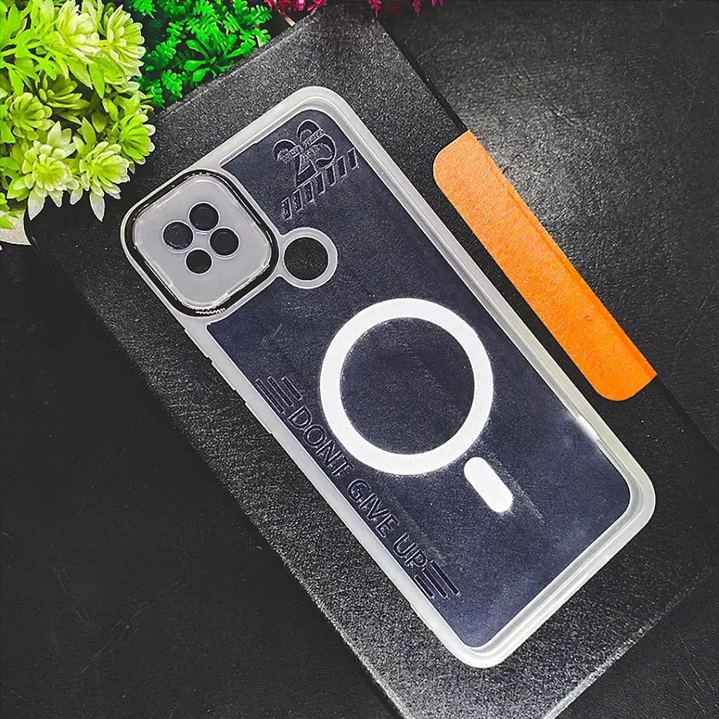 Redmi 10A|9C Clear Colour Mag Safe Print Transparent Case (Crystal)