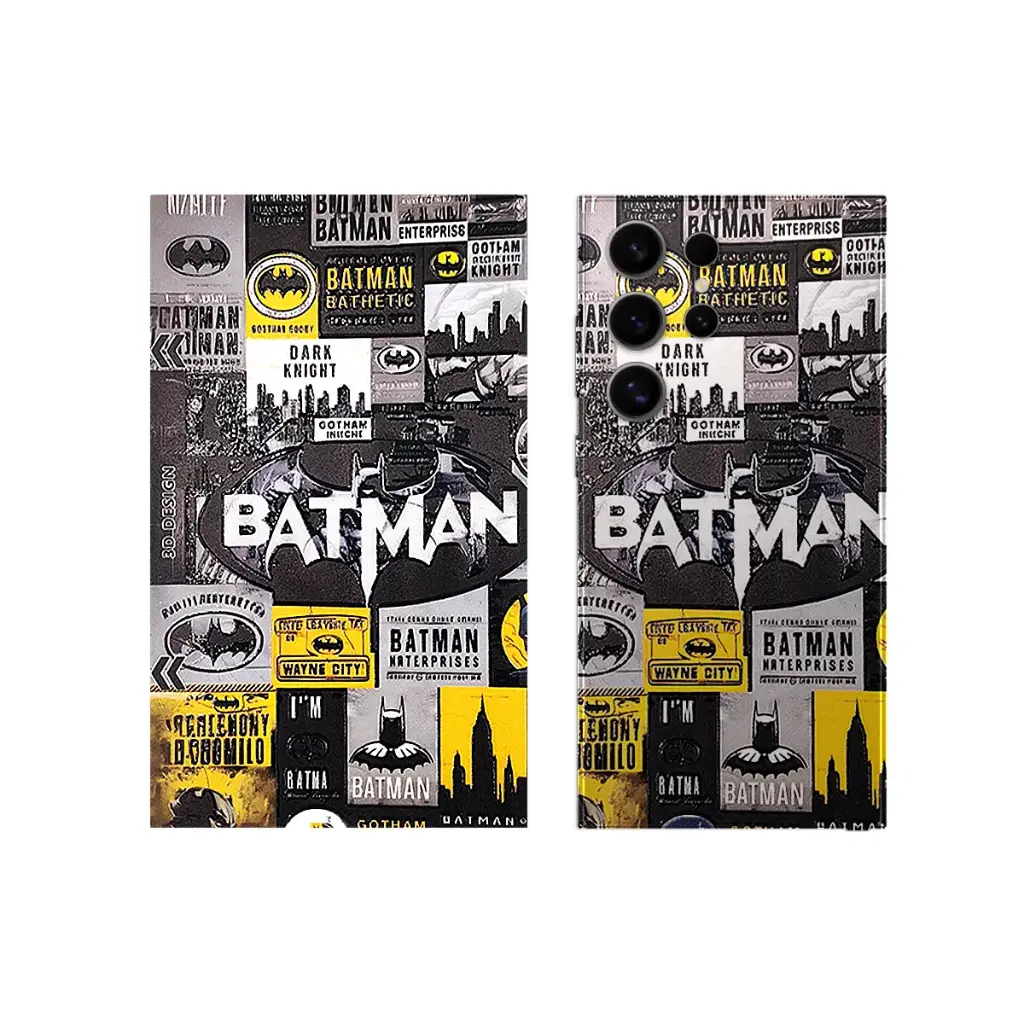 3D Printed Mobile Back Customize Skin (Batman)