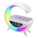 G-Shaped BT 3401 LED Lamp RGB Speaker with Wireless Charging