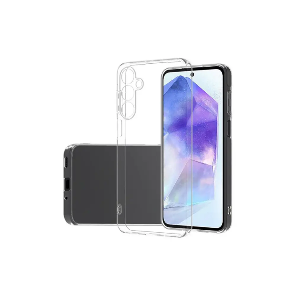 [PO7BSA16-3] Samsung Galaxy A16 5G Dust Plug TPU|Transparent Back Case