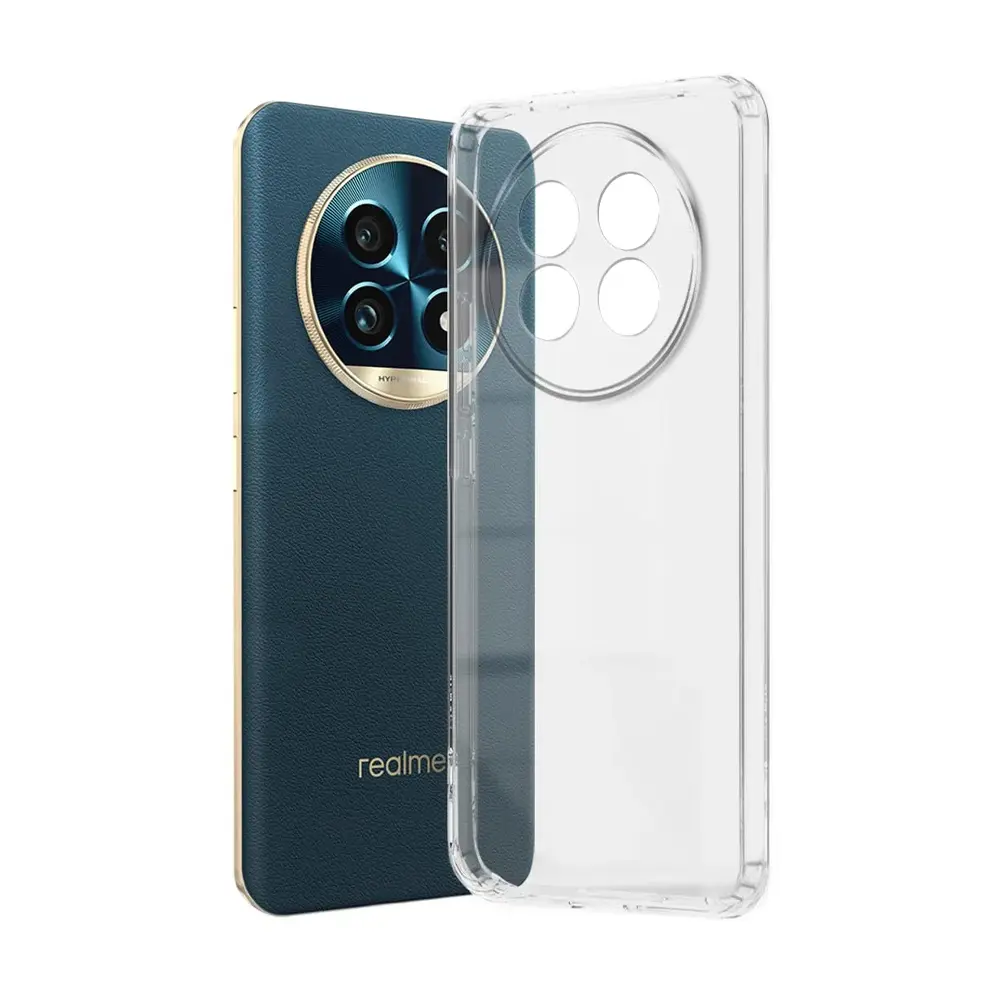 [PO7BORELME13PL-3] Oppo Realme 13 Pro|Realme 13 Plus 5G|Realme 13 Plus 5G Dust Plug TPU|Transparent Back Case