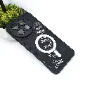 Tecno Spark 30 Pro Soft Silicone Printed Back Case (Black)