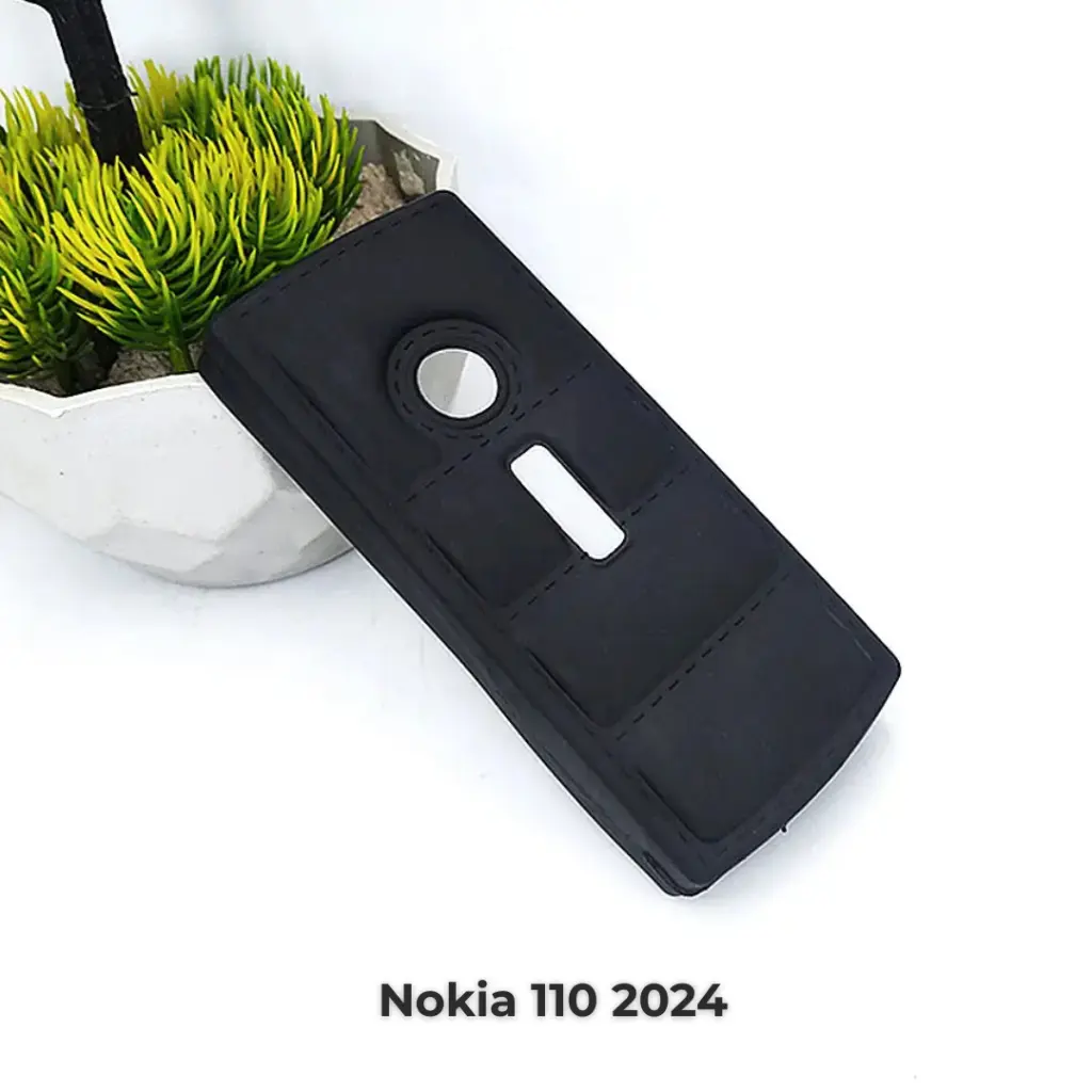 [PO46BNK110 2024-1-2] Nokia 110 2024 Soft Silicone Back Case (Black)