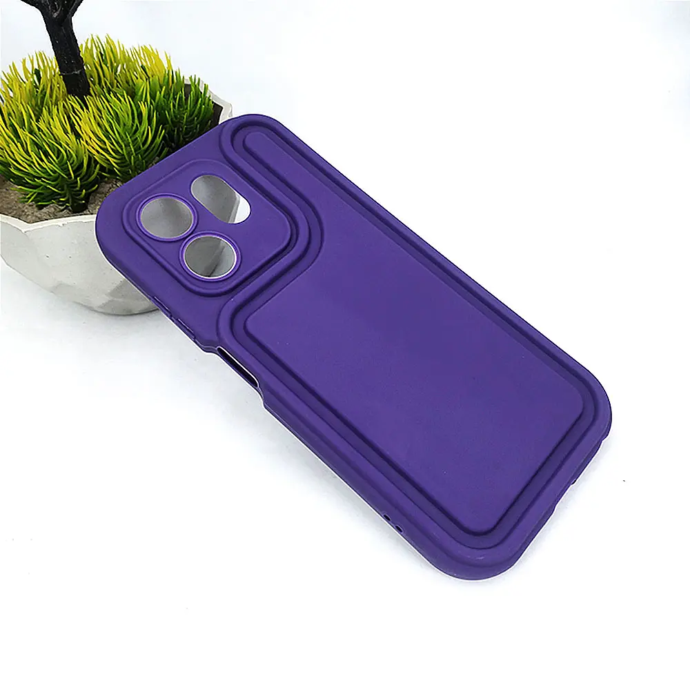 Infinix Hot 50i|Smart 9|Smart 9 HD Soft Silicone Back Case (Purple)