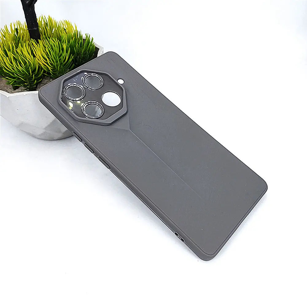 Tecno Camon 30s Soft Silicone Back Case (Natural Titanium)