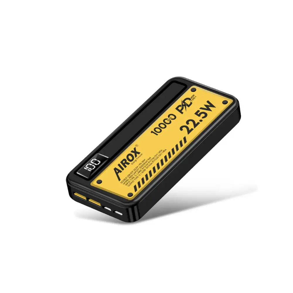 [PB10ARX-2] Airox PB-12 10000mAh Power Bank - Fast Charging & Portable Design