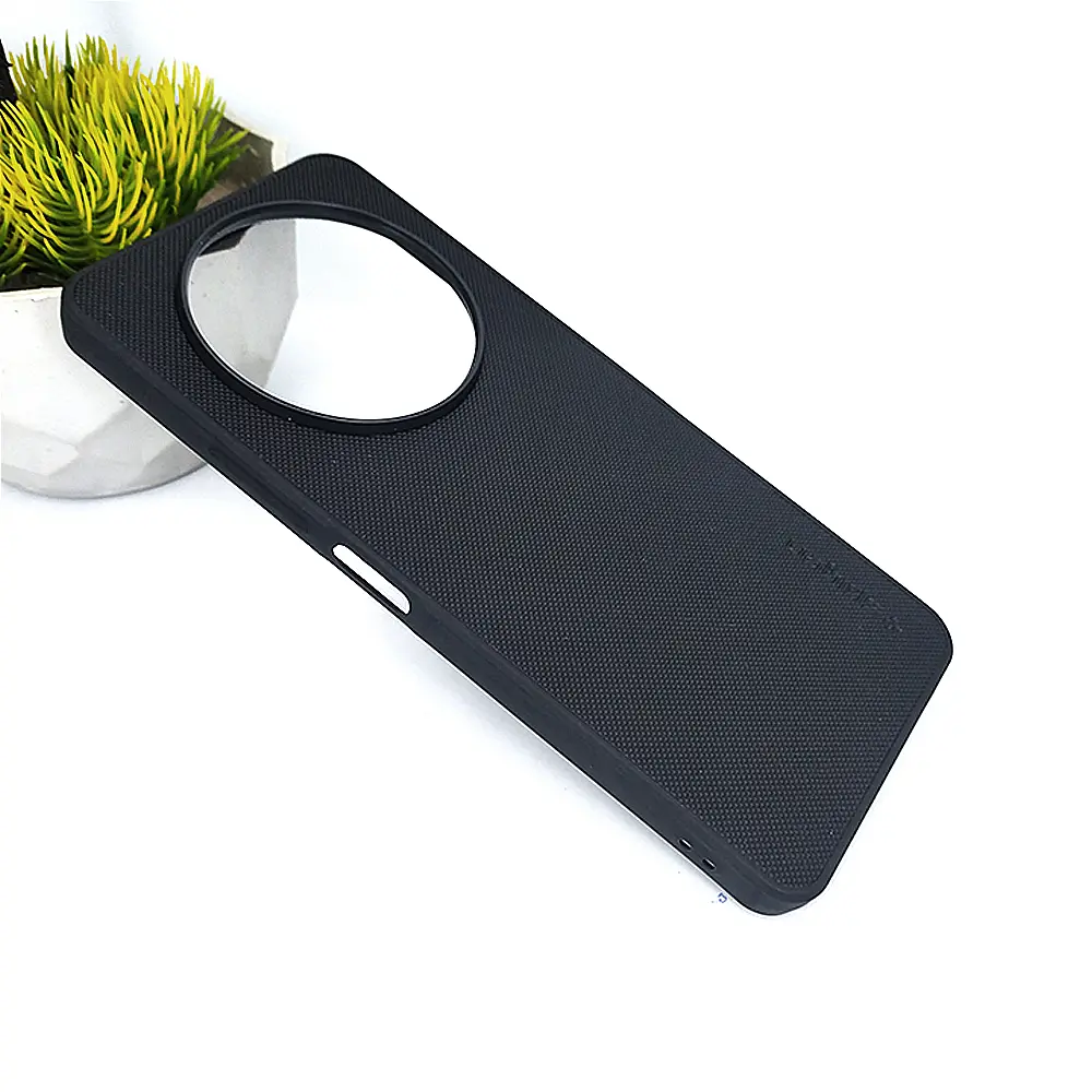 Xiaomi Redmi A3|A3x Spigen Hard Dotted Leather Back Case (Black)