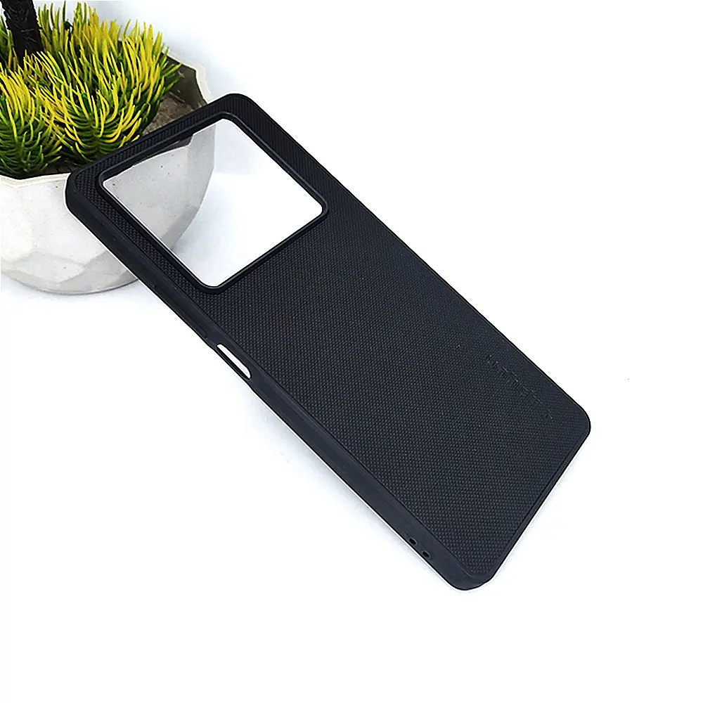 Infinix Note 40 Spigen Hard Dotted Leather Back Case (Black)