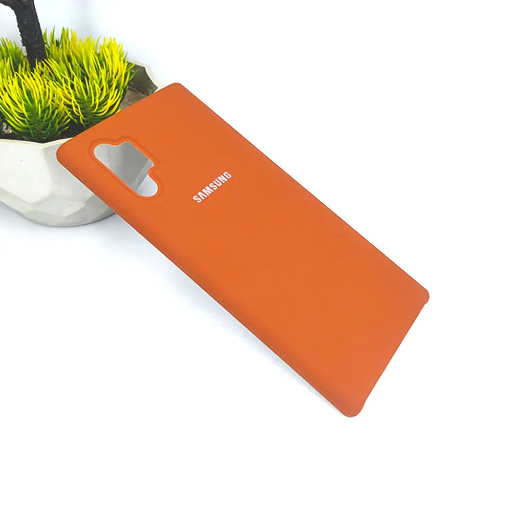 Samsung Note 10 Plus Official Soft Silky Case (Desert Titanium)