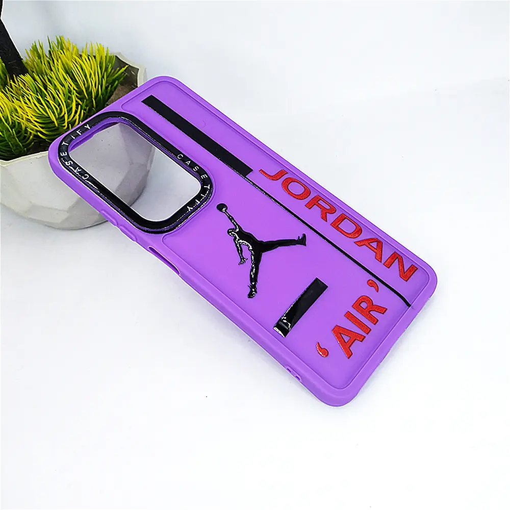 Infinix Hot 50 Casetify Printed Soft Silicone Back Case - Purple