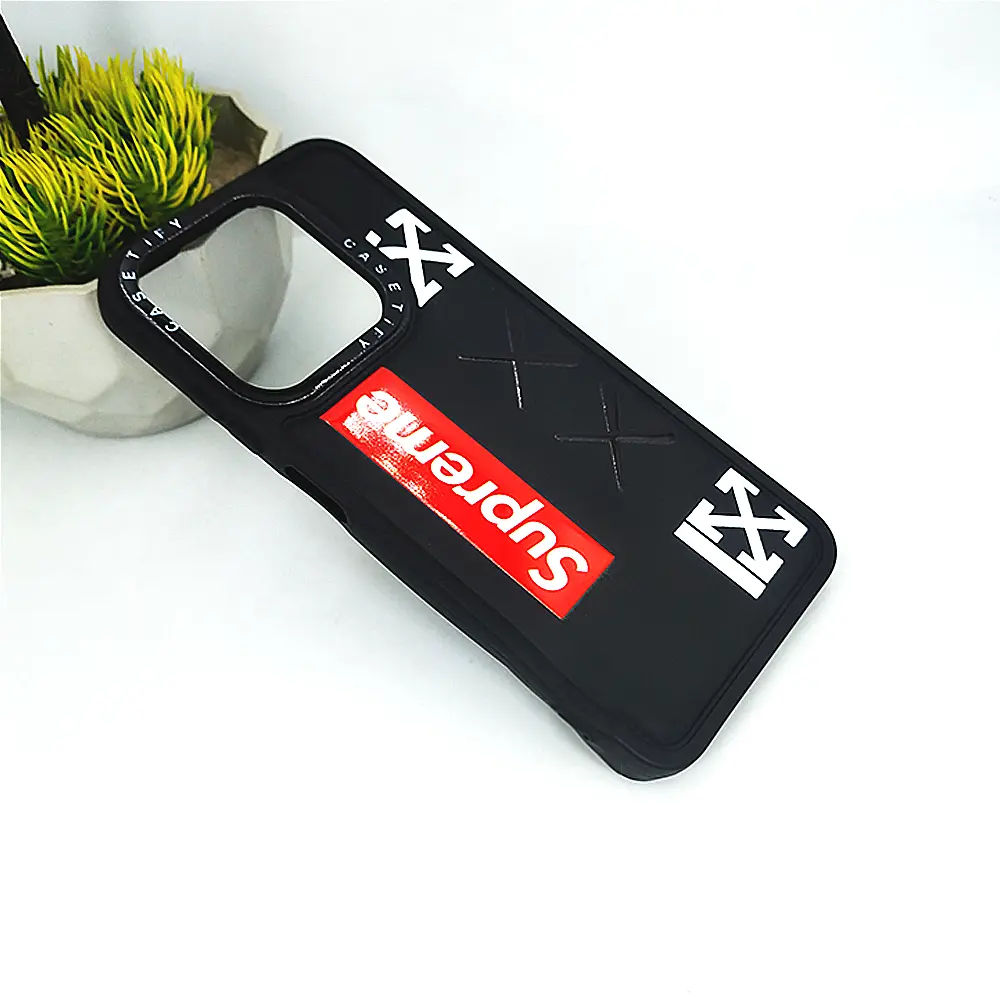 Infinix Hot 50i|Smart 9|Smart 9 HD Casetify Printed Soft Silicone Back Case (Black)