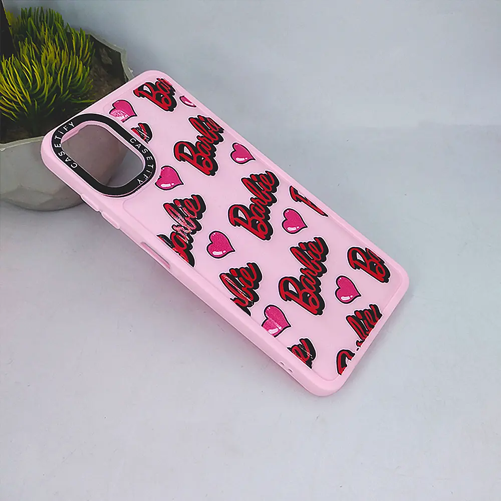 Samsung Galaxy A06 Casetify Printed Soft Silicone Back Case (Baby Pink)