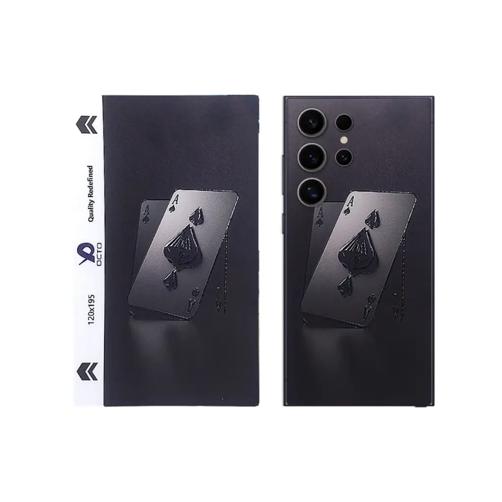 3D Printed Mobile Back Customize Skin ( Poker Card )