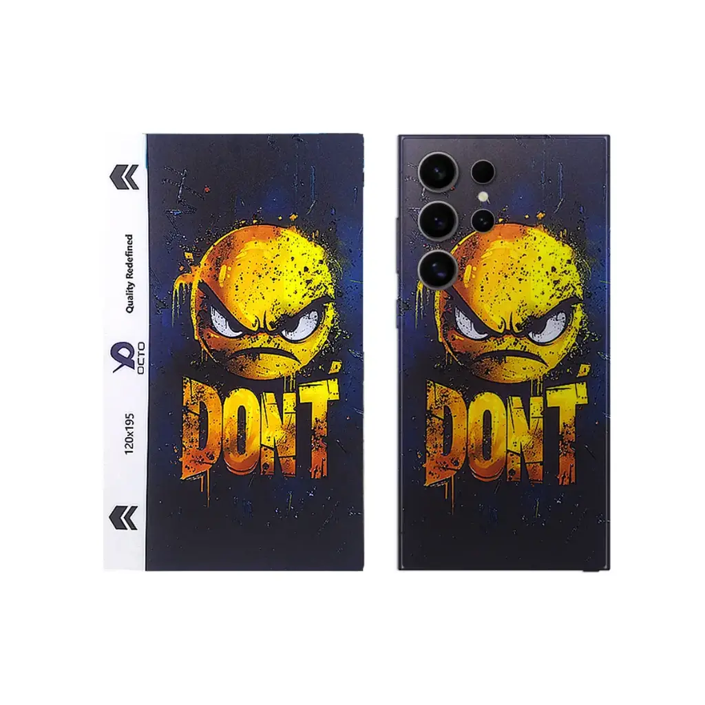 3D Printed Mobile Back Customize Skin ( DONT )