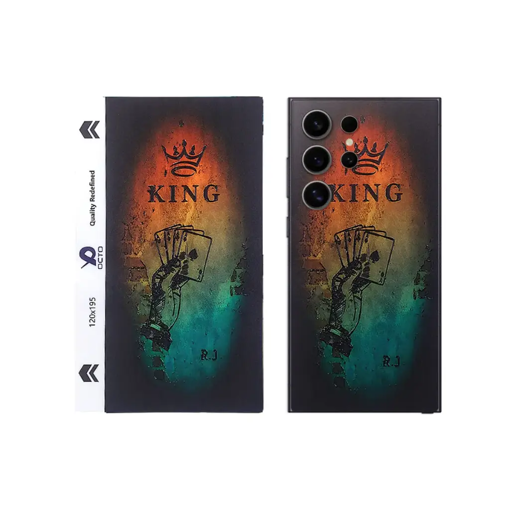 3D Printed Mobile Back Customize Skin ( King )