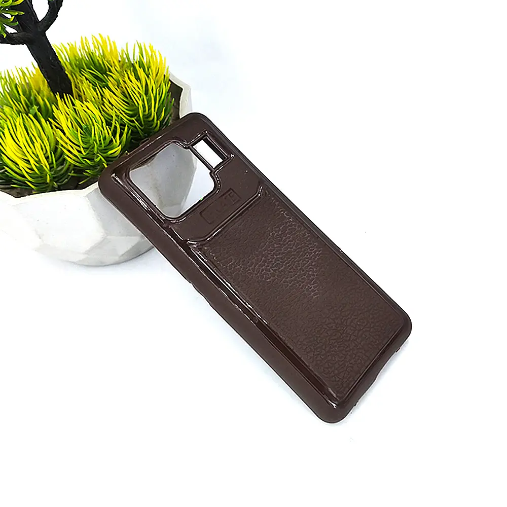 [PO46BITPWR120-1-34] iTel Power 120 KeyPad Mobile Back Case (Dark Brown)