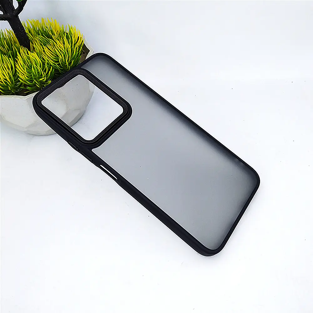 Oppo Realme C61/C63/Note 60 3D Creative Matte Back Case (Black)