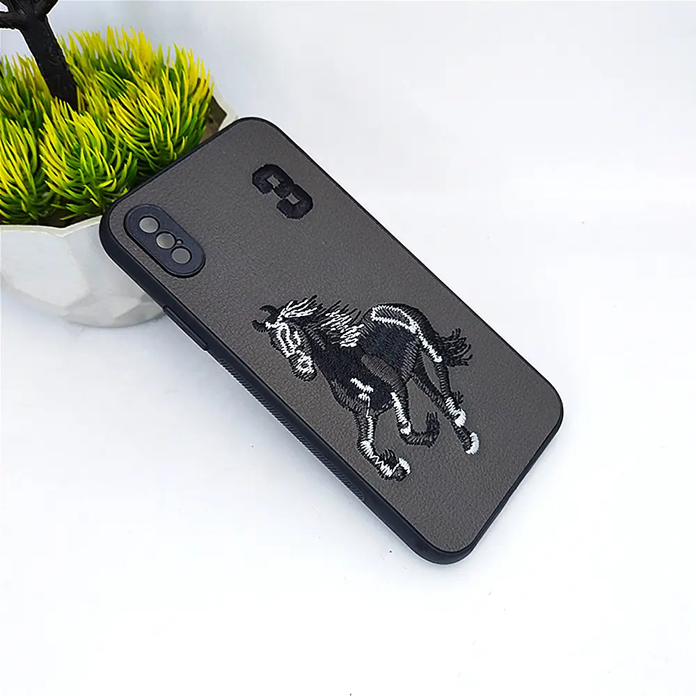 iPhone XS|X Santa Barbara Polo & Racquet Club Back Case (Gray)