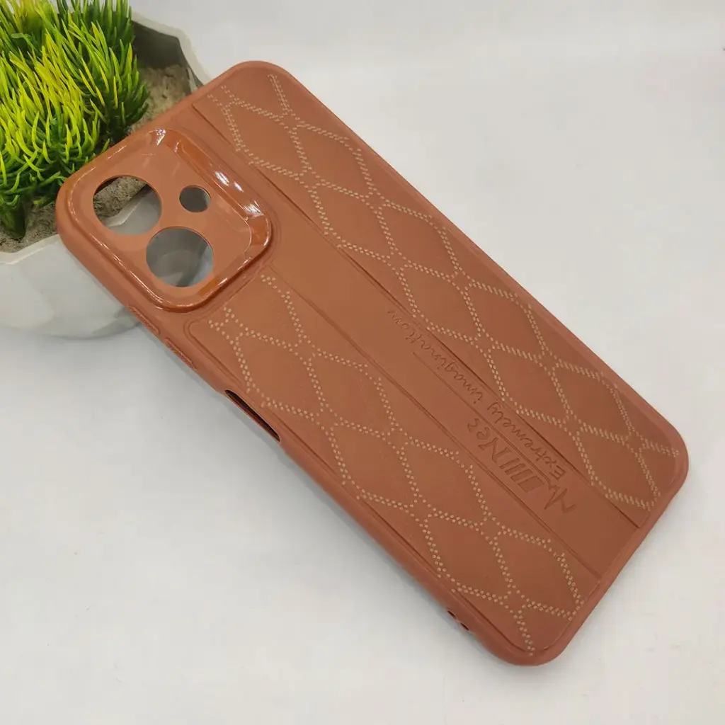Sparx Neo 5 Plus|Neo 7 Plus New Soft Silicone Back Case (Brown)