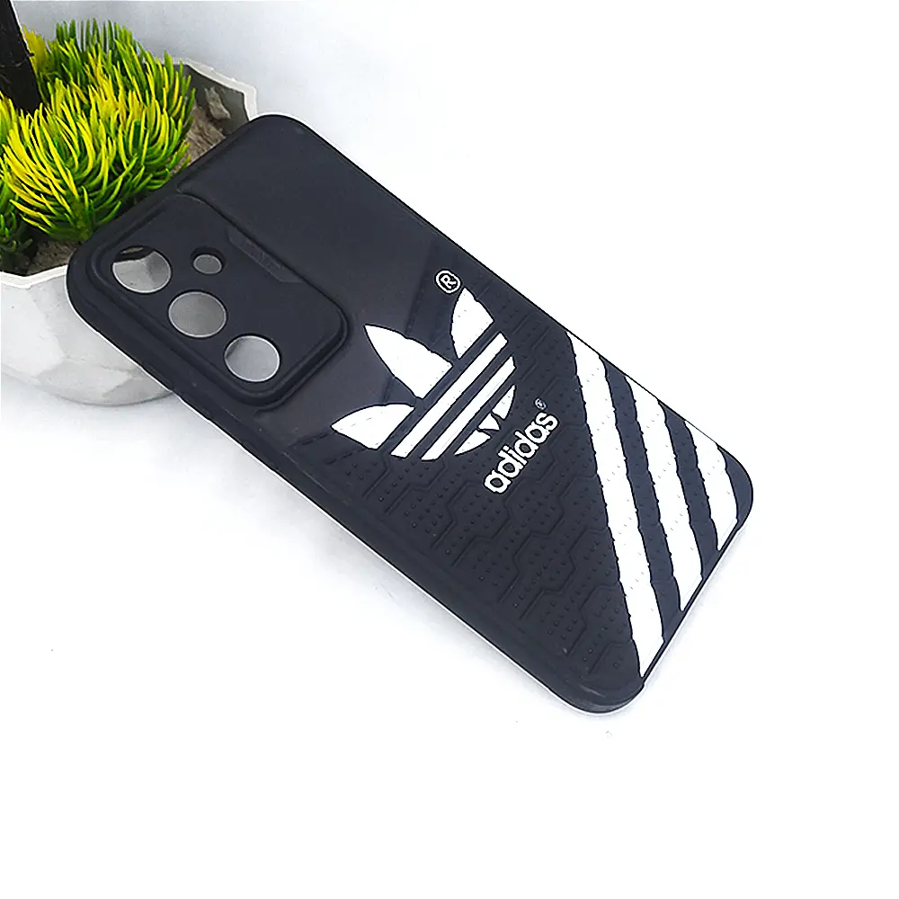 [PO14BSA35-29-2] Samsung Galaxy A35 5G V-Shape Puffer 3D Printed Case - Black Stylish Protection