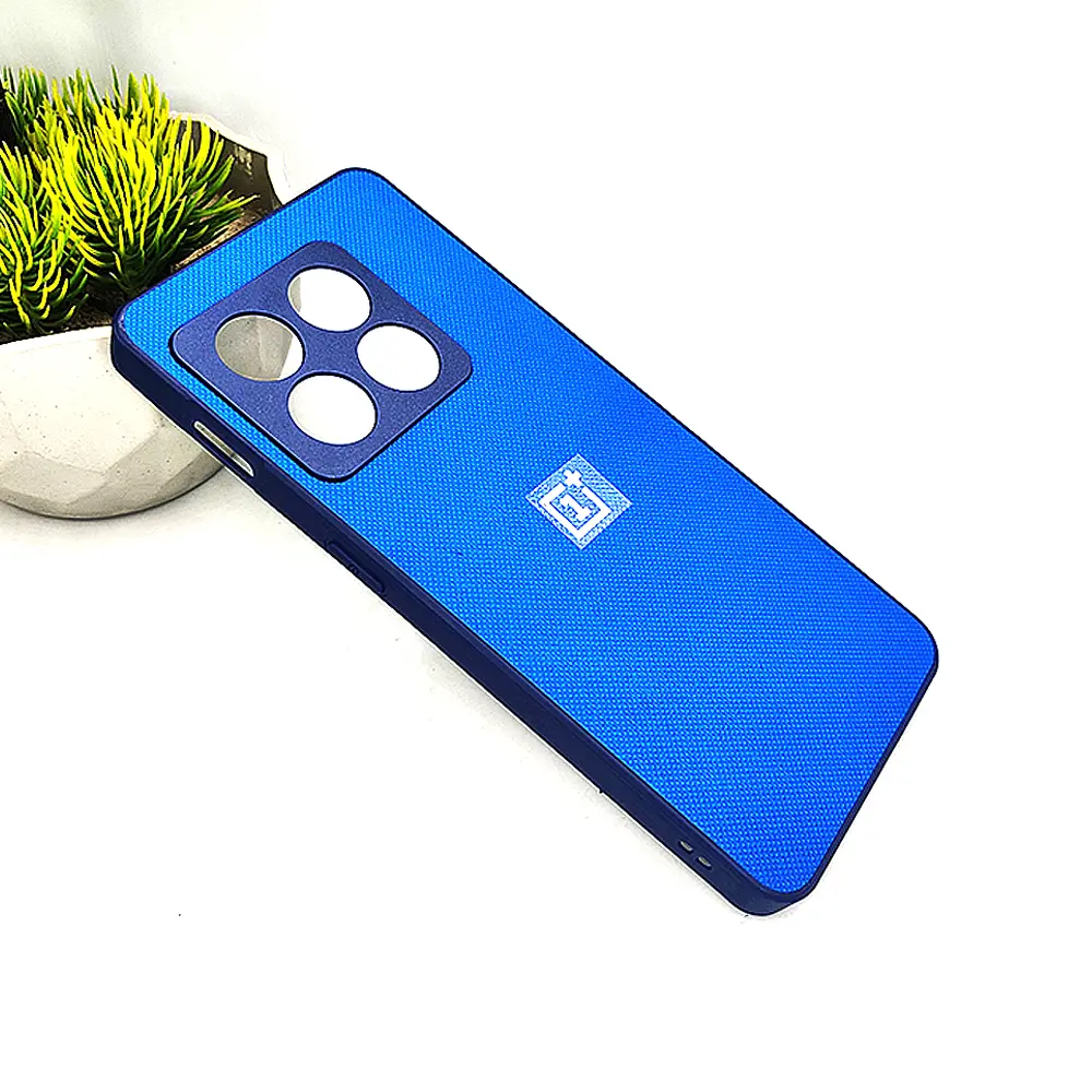 [PO32B1PL10PR-3-3] OnePlus 10 Pro Doated Texture Hard Leather Back Case (Blue)
