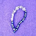 Ladies Crystal Doori For Mobile Case/Covers (Rainbow)