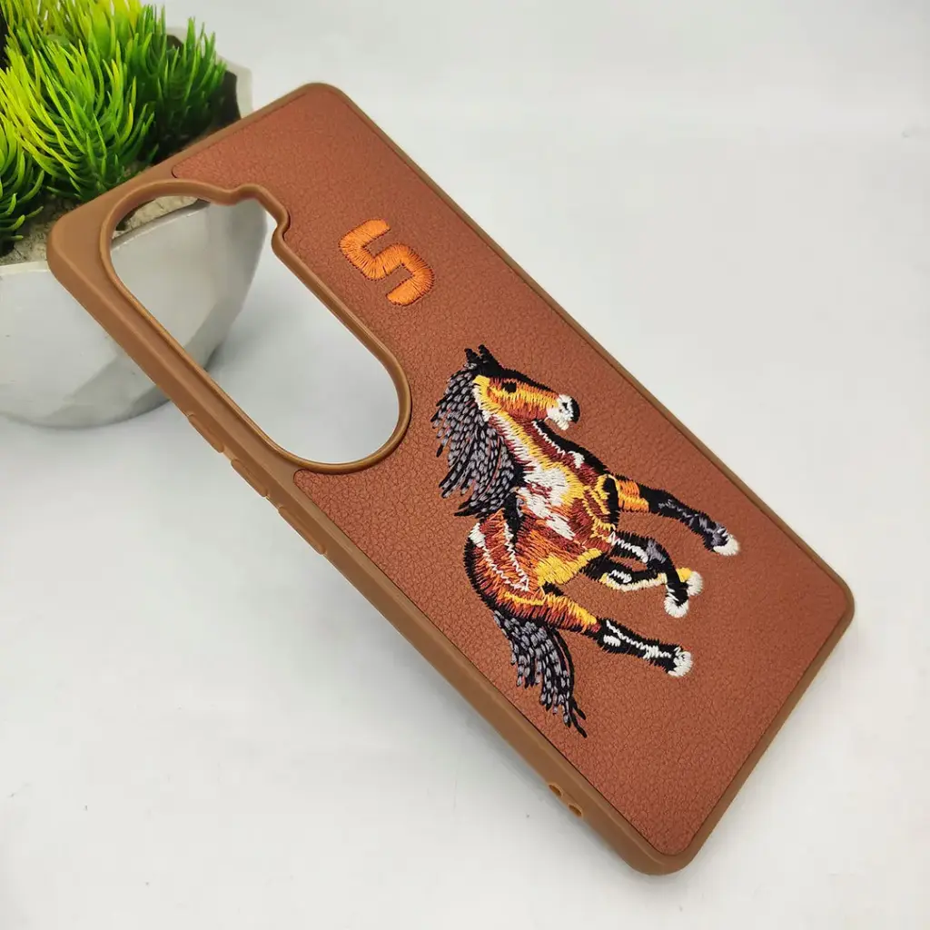 Vivo V40e 5G Santa Barbara Polo Back Case (Brown)