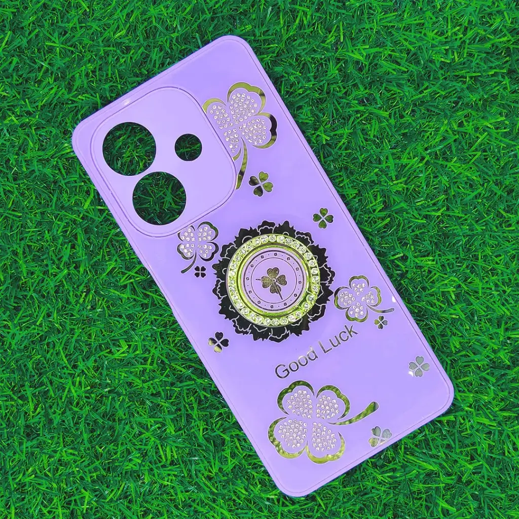 Oppo A3x|A3 Good Luch LV Back Case (Light Purple)