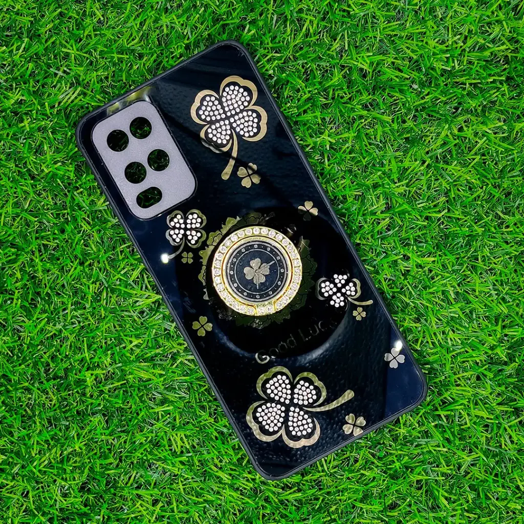 Oppo A54 4G Good Luch LV Back Case (Black)