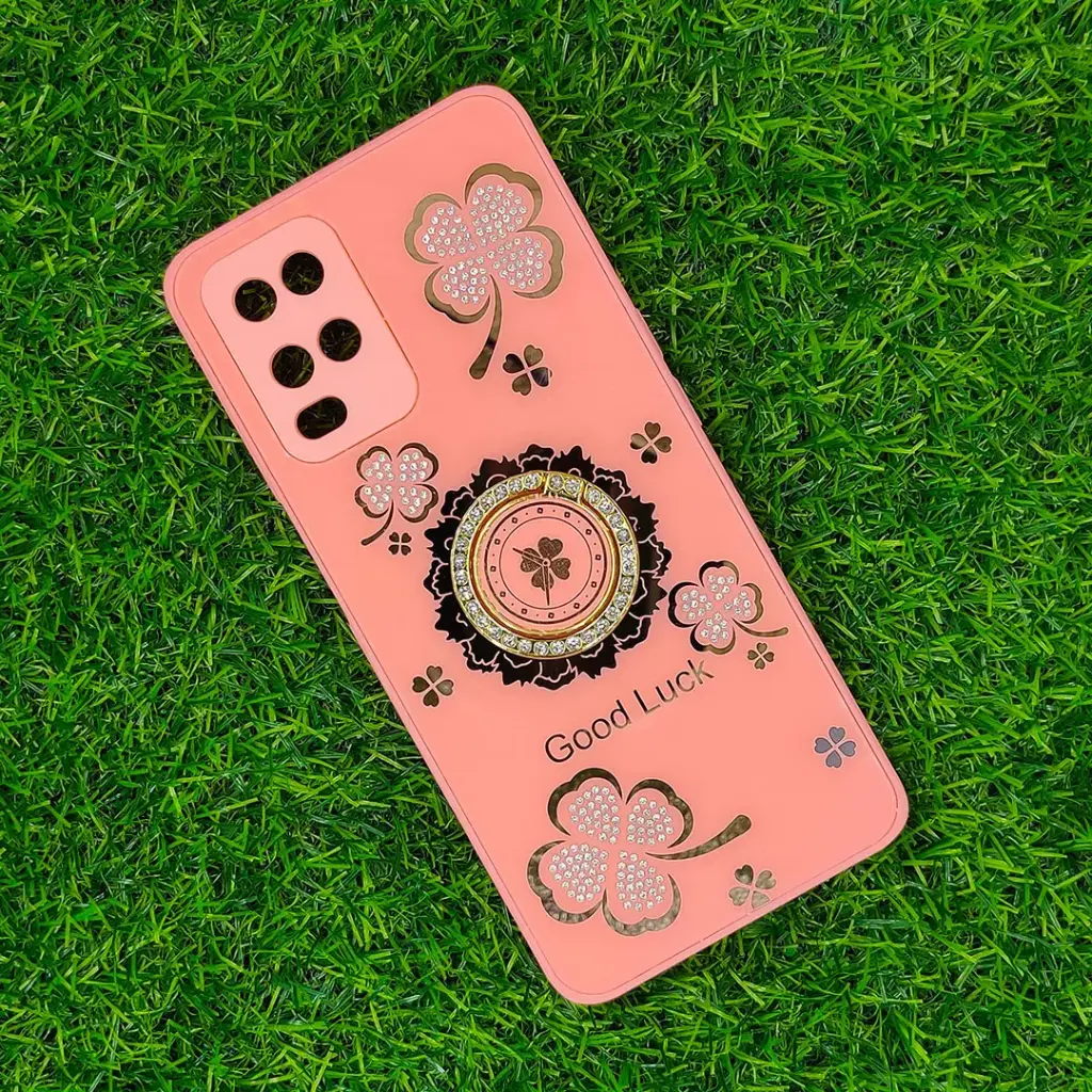 [PO60BOA54-6-15] Oppo A54 4G Good Luch LV Back Case (T-Pink)