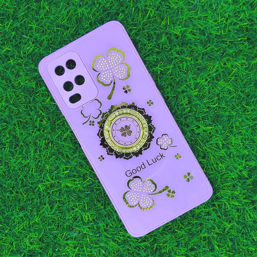 Oppo A54 4G Good Luch LV Back Case (Light Purple)