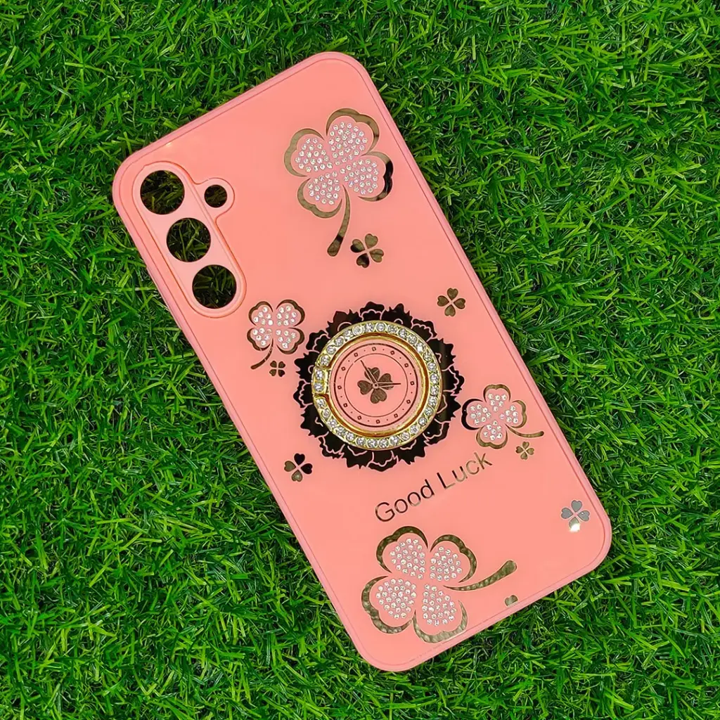[PO60BSA15-6-15] Samsung Galaxy A15 Good Luch LV Back Case (T-Pink)