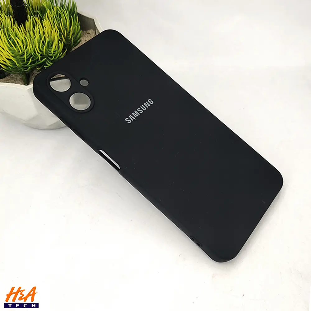 Samsung Galaxy A06 Official Soft Silky Back Case (Black)