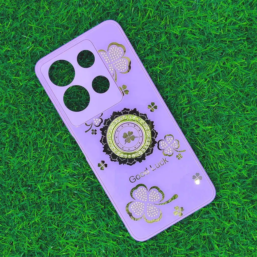 Infinix Note 30 4G|5G Good Luch LV Back Case (Light Purple)