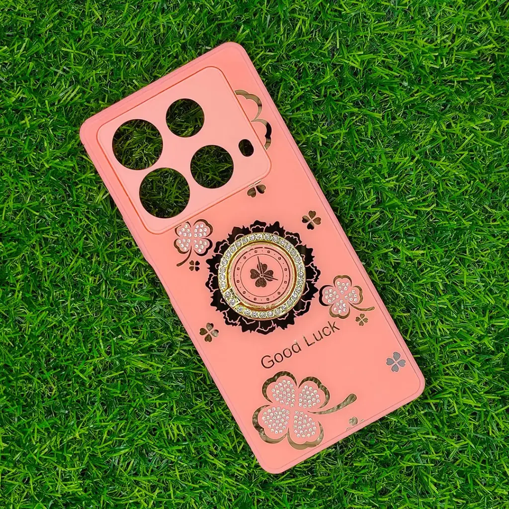 [PO60BINOT40-6-15] Infinix Note 40 Good Luch LV Back Case (T-Pink)
