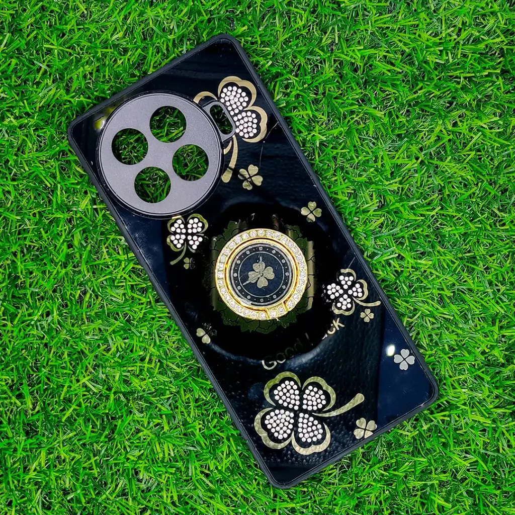 Tecno Spark 20 Pro Plus Good Luch LV Back Case (Black)