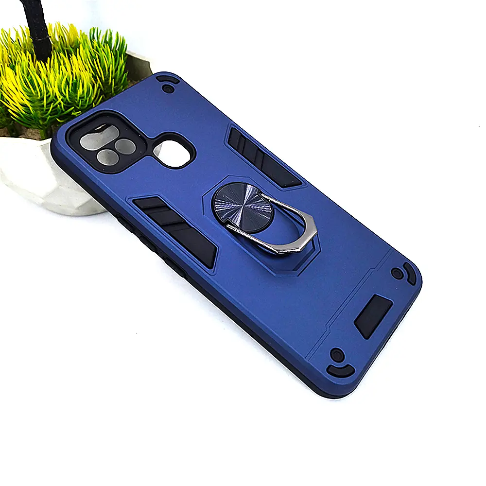 Infinix Hot 10i|Smart 5 Pro Armour Back Case (Navy Blue)