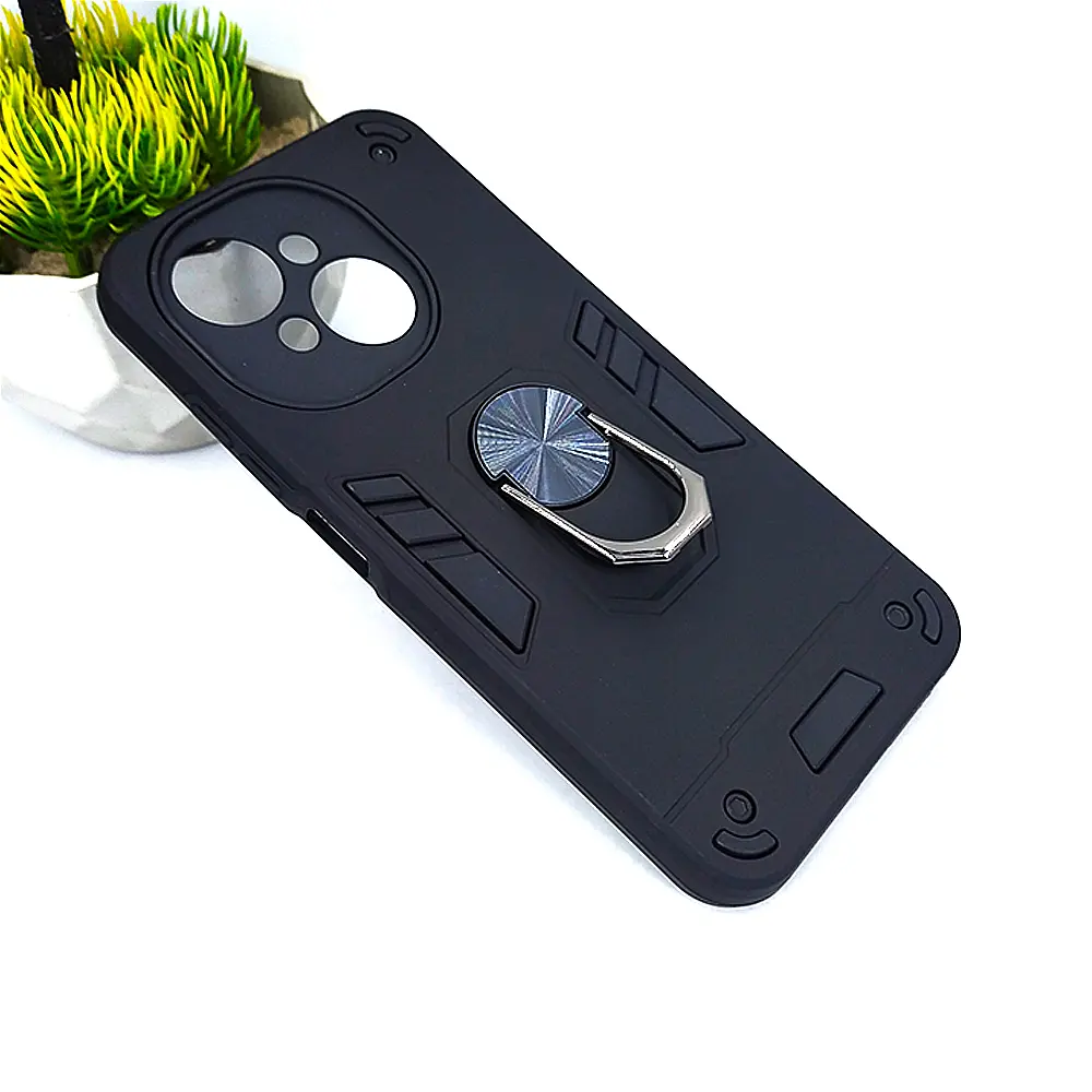 Tecno Spark GO 1 Armour Back Case (Black)