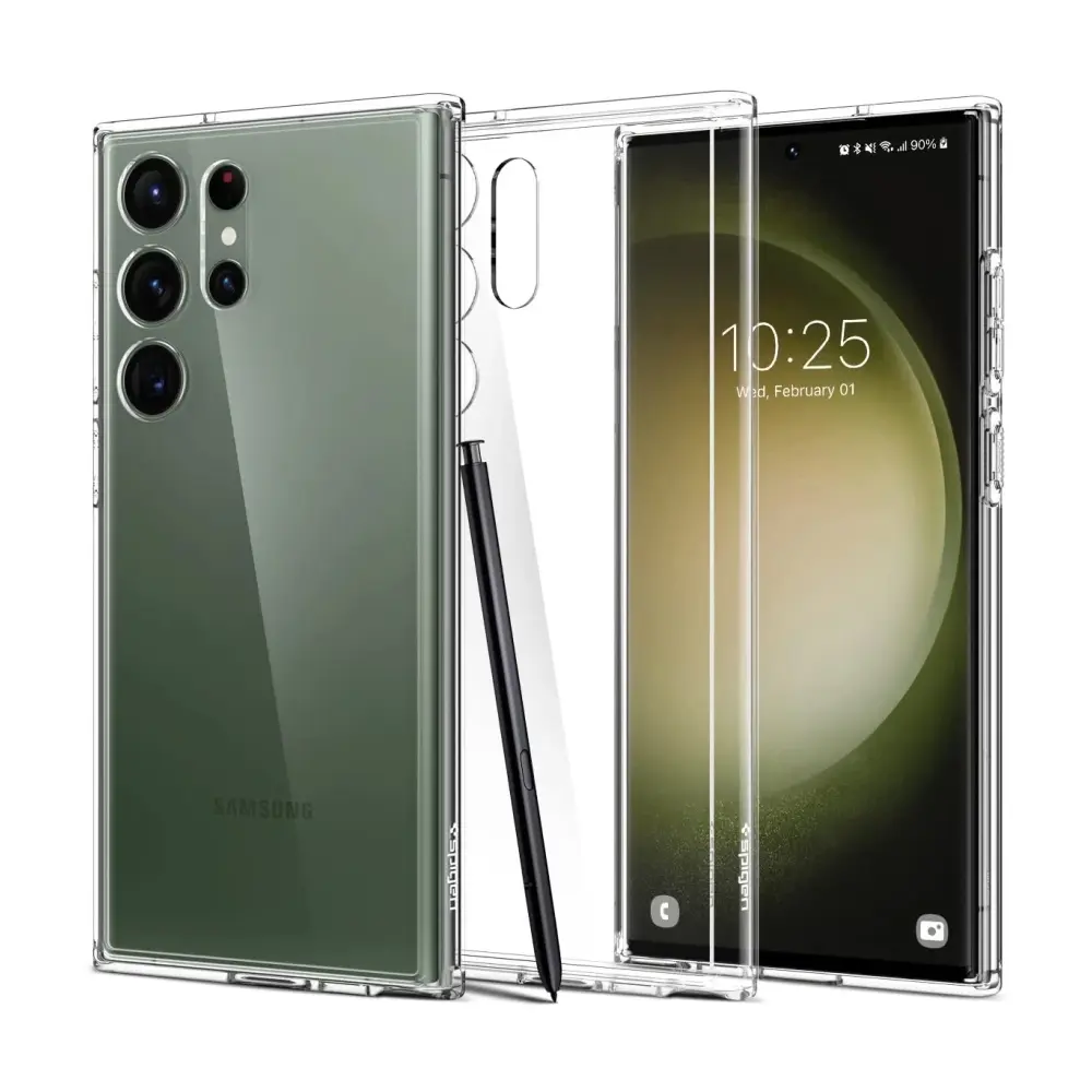 Samsung Galaxy S25 Ultra Dust Plug Transparent Back Case