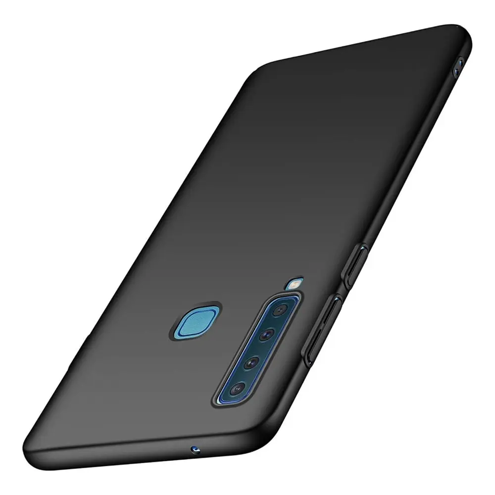 Samsung Galaxy A9 2018/A9S/A9 Star Pro 2018 Matte Soft Silicone Paper Back Case (Black) 